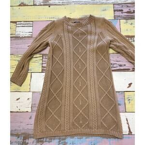 Victory Heart Girls Swaeter Dress Brown size 12